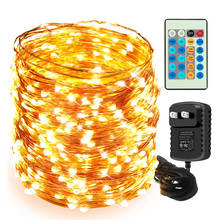 DC12V LED String Lights 10m 20m 30m 50m 100m garland Light Outdoor Christmas Fairy Lights Starry Light with Adapter for wedding 2024 - buy cheap