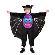 Halloween Costume for Boy Kids Bat Costume Black Toddler Vampire Bat Girl Animal Cosplay for Birthday Party Anime Stage Coverall 2024 - buy cheap