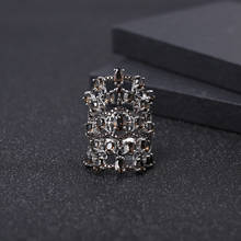 GEM'S BALLET de 7.17Ct ahumado Natural gema de cuarzo anillos para mujer Plata de Ley 925 auténtica anillo de dedo joyería fina 2024 - compra barato