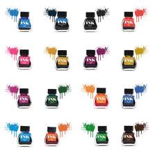 30ml Bottled Glass Smooth Writing Fountain Pen Ink Refill School Student Stationery Office Supplies 16 Colors 2024 - buy cheap
