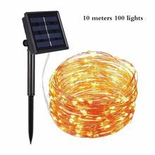 Solar Power LED String Lights Waterproof Outdoor Garden Home Decoration Night Lamp Wedding Party Holiday Lighting Solar Lamp 2024 - buy cheap