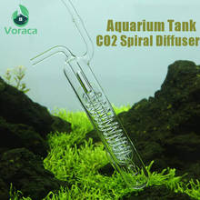 1PC Aquarium Tank CO2 Diffuser Spiral Glass Bubble Counter Atomizer Tank CO2 Equipments Regulator for Planted with Suction Cup 2024 - buy cheap