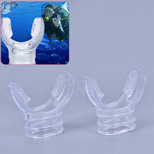 1pc claro tubo de mergulho snorkel silicone subaquática tubo de mergulho tubo bocal regulador natação acessórios 2024 - compre barato