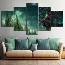 Illidan Stormrage World of Warcraft Video Game Poster HD Pictures Canvas Painting Wall Art for Living Room Decor 2024 - buy cheap