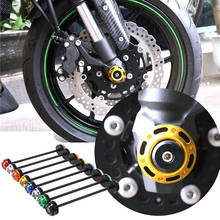 Мотоцикл CNC алюминиевый сплав модифицированный передний мост вилка крушение слайдер протектор колеса подходит для Kawasaki Z800 Z1000 2013 2014 2015 2024 - купить недорого