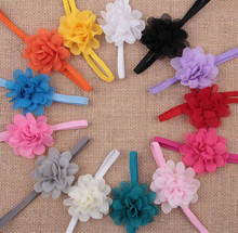 1 pieces Baby Lace Chiffon Headwear Flower Hair Band Baby Girls Headband Ribbon Elasticity Hair Accessories 2024 - buy cheap