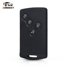 Dandkey 4 Buttons Smart Remote Key Blank With Uncut Blade Fob Key Case For Renault Clio Logan Megane 2 3 Koleos Scenic Key Shell 2024 - buy cheap