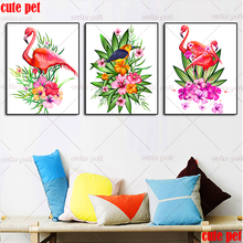 DIY Diamond Painting Northern European European Bird Flower Flamingo Hot selling home art cross stitch diamond embroidery mosaic 2024 - buy cheap