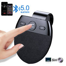 Wireless Speakerphone Handsfree Bluetooth 5.0 +EDR Car Speaker Sun Visor Clip Car Kit MP3 Music Player for IPhone Android 2024 - buy cheap