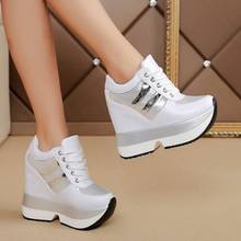 Students Korean version of the spring and autumn wild Harajuku women's shoes fashion increased breathable casual shoes hot. 2024 - buy cheap