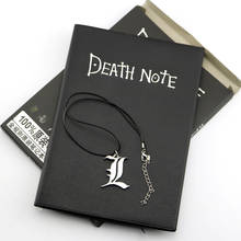 Colar death note japonês de 21cm, conjunto de caderno de penas para presente 2024 - compre barato