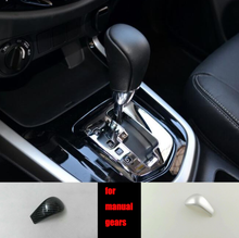 ABS Chrome For Nissan Navara 2017 2018 2019 Accessories Auto Manual Gear Shift Lever Knob Handle Cover Trim Car Styling 2024 - buy cheap