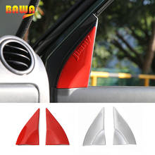 BAWA-molduras interiores ABS para decoración de coche, cubierta decorativa de Pilar, pegatinas rojas y plateadas para Suzuki Jimny 2007 + 2024 - compra barato