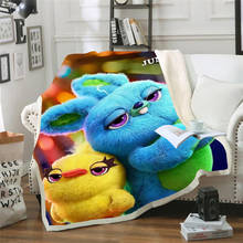 Kids Fleece Blankets Adult Thick Warm Winter Toy Story Home Super Soft Duvet Luxury Solid Blankets on Twin Bedding 2024 - buy cheap