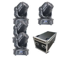 4pcs/lot flightcase packed 6/16 DMX channels Rainbow effect led moving heads gobo with prism 90w spot moving head 2024 - buy cheap