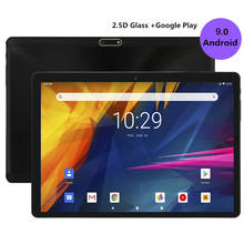 Tableta de cristal Super 2.5D para niños, tablet de 10 pulgadas con Android 9,0, Tarjeta SIM Dual, llamadas telefónicas, 1280x800, IPS, más de 10,1 regalos 2024 - compra barato