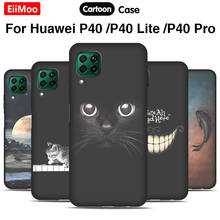 EiiMoo Soft Tpu For Huawei P40 Case Soft Silicon Case For Huawei P40 Pro Lite Cover 3D Phone Back Cover For Huawei P 40 Lite Pro 2024 - buy cheap
