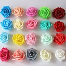100Pcs 7cm Foam Rose Artificial Flower Bouquet Wedding Party Bouquet DIY Decor 2024 - buy cheap