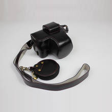 Роскошный кожаный чехол, защитный чехол для Fujifilm FUJI X-S10 XS10, сумка для камеры, плечевой ремень, отверстие для аккумулятора, объектив 15-45 мм 2024 - купить недорого