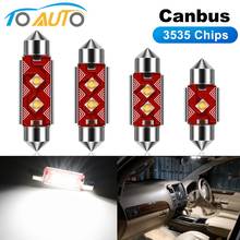 2pcs C5W C10W Led Bulb Festoon 31mm 36mm 39mm 41mm Canbus Error Free 3535 Chips Super Brighter Car Interior Dome Reading Auto 2024 - buy cheap