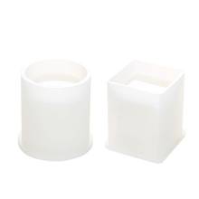 DIY Crystal Epoxy Mold Square Cylindrical High Mirror Pen Small Flower Pot Molds 2024 - buy cheap