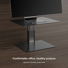 Besegad-suporte de mesa para monitores, metal, computador, mesa, ajustável, pc, laptop, macbook, escritório doméstico 2024 - compre barato