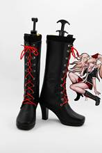 Calçados para cosplay danganronpa, sapatos de salto alto pu para mulheres, feito sob encomenda, para meninas 2024 - compre barato