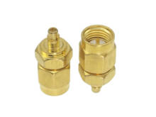 adapter SMA male plug to MMCX male plug RF coaxial connector 2024 - buy cheap