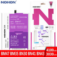 NOHON BM47 BM35 BN30 BN41 BN43 Battery For Xiaomi Redmi 4X 4A Note 4X 4 Mi 4C High Capacity Replacement Phone Battery Free Tools 2024 - buy cheap