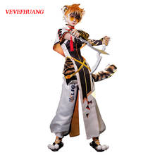 VEVEFHUANG Anime! Jogo arknights waai fu tigerkin equipamento de combate lindo uniforme cosplay traje de halloween terno para mulher conjunto tigre 2024 - compre barato