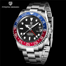 PAGANI DESIGN Top Brand GMT Men's Watches 40mm Rotating Bezel Sapphire Glass Stainless Steel Waterproof Mechanical Watches Men 2022 - buy cheap