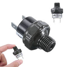 Interruptor pneumático para pressão de ar, 12v, 120 a 150 psi, controle de pressão do tanque, válvula 2/8 ", npt 2024 - compre barato