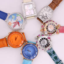 ¡Venta! Melissa-Reloj de cristal para mujer, pulsera de hora con diseño japonés, sin caja 2023 - compra barato