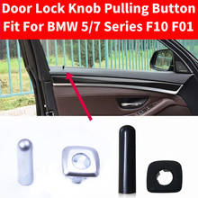 Perilla de bloqueo de puerta de coche, accesorio de color negro, cromado y plateado, botón de interruptor de tracción para BMW X1, X3, X4, X5, X6, F25, F26, F15, serie 1/3/5/6/7, F10, F01 2024 - compra barato