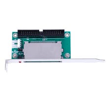 Tarjeta flash compacta CF de 40 pines A Adaptador convertidor IDE 3,5, soporte PCI, panel trasero, Conector de ordenador y conexiones 2024 - compra barato