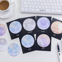30 PCS/Pack Creative Planetary Memo Paper Portable Memo Label Paper School Stationery Living Marker Earth Moon Pluto 2024 - buy cheap