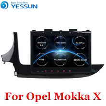 Dvd player octa core para carro, android 9.0, gps, multimídia, controle do volante esquerdo, opel mokka x vauxhall mokka 2016 2017 2018 2024 - compre barato