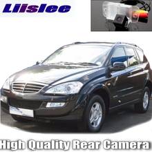 LiisLee-cámara de visión nocturna para coche SsangYong Mirco Kyron, cámara trasera de visión trasera, resistente al agua, 2005 ~ 2013 2024 - compra barato