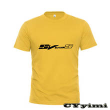Для SUZUKI SV650S SV 650 S футболка для мужчин новая футболка с логотипом 100% хлопковые летние футболки с короткими рукавами и круглым вырезом футболки для девочек 2024 - купить недорого