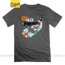 Classic Ford GT40 T-Shirt Men's Clothing Tees Vintage Plus Size T Shirts Awesome Round Neck 100% Cotton Short Sleeve 2024 - buy cheap