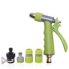 Garden Hose Spray Nozzle with Hose Connectors Fitting Set, Heavy Duty Metal Spray Gun with Brass Nozzle 2024 - buy cheap