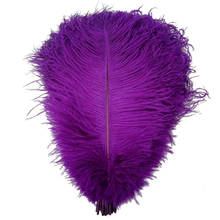 50Pcs/Lot Purple Ostrich Feathers for Crafts 15-70cm Ostrich Feathers for Crafts Wedding Feather Decoration Carnaval Assesoires 2024 - buy cheap