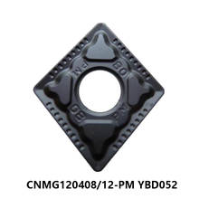 Original CNMG12 Lathe Cutter CNMG120408-PM CNMG120412-PM YBD052 Carbide Inserts for Cast Iron CNMG 120408 120412 2024 - buy cheap