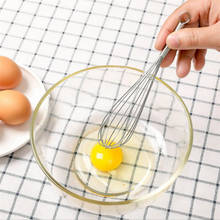 Миксер из нержавеющей стали для взбивания яиц ручной миксер кухонные инструменты смеситель для компонентов масла ручной миксер для яиц кухонный пенообразователь Wisk кухонный блендер 2024 - купить недорого