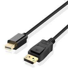 1.8M 4K@60Hz Mini DisplayPort to DisplayPort Adapter Bi-directional Mini DP to DP Cable for MacBook Air/ Pro, Surface Pro, Etc 2024 - buy cheap