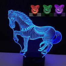 Suporte 3d 10led da doca de luz noturna do toque