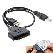 USB 2.0 to Sata Converter Adapter Cable Hard Disk Drive SATA 7+15 Pin 22 to USB 2.0 Adapter Cable for 2.5 HDD Laptop 2024 - buy cheap
