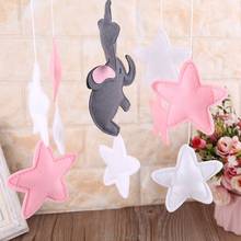 Baby Crib Felt Stars Musical Mobile Rattle Infant Cot Wind Chime Bed Bell Toys Kids Room Hanging Decor M02 21 Dropshipping 2024 - buy cheap