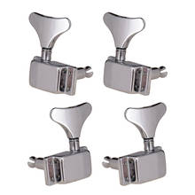 Conjunto de 4 baixo tuners tuning pegs máquina cabeças para guitarra elétrica baixo peças 2024 - compre barato