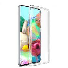 Thin Clear TPU Soft Transparent Case for Samsung Galaxy A51 A71 A10 A20 A50 A70 S20 Ultra S10 S8 S9 Note 10 Plus 8 9 Cover 2024 - купить недорого